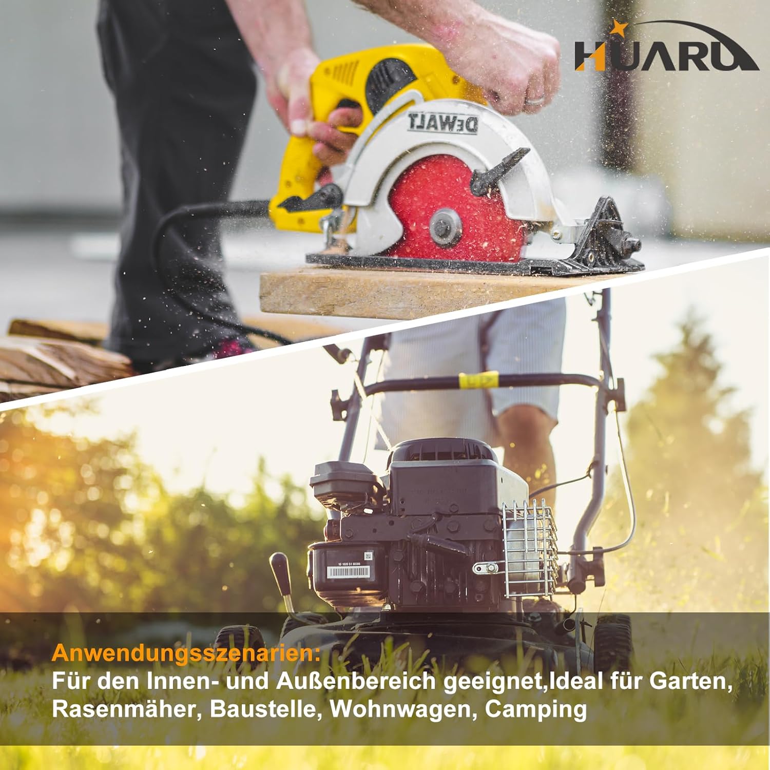 IP44 waterproof EU extension cord in outdoor garden