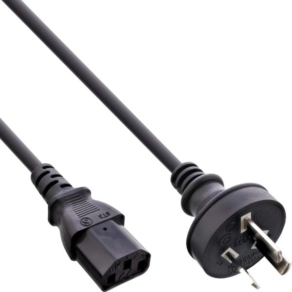 250V 10A Power Lead Cable Cord 3 Pin Australian Plug to IEC-C13 Socket 1.5M for PC Computer TV Monitor Printer LCD