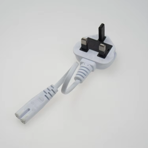 Wholesales 2 Pin Uk Fused Plug With Dummy Ground To Iec C7 Power Cord Uk Ac Figure-8 Power Cord