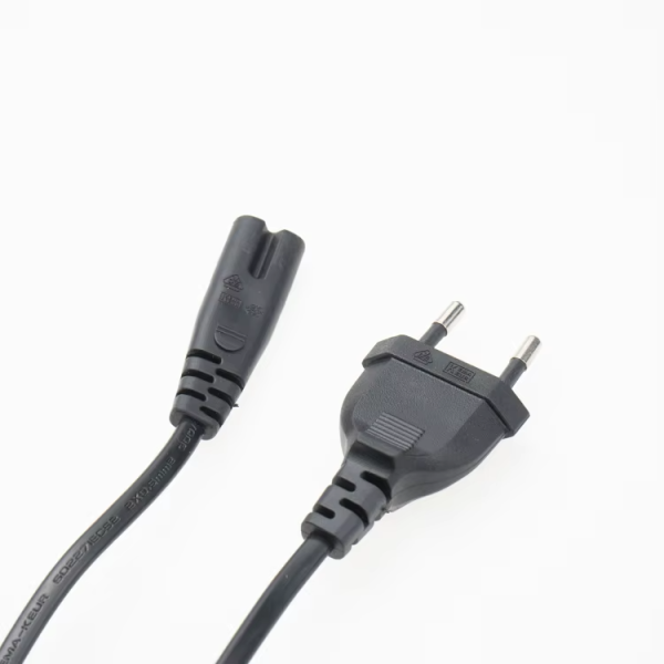 Type C Euro Ac Power Cable 250v 2 Pin C7 Female End Supply Cord Vde Cee 7/16 Plug To C7 Eu Power Cord Certified For Home Use