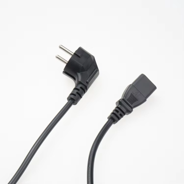 High Quality Europe Cee7/7 Plug To Iec C13 Power Cable Suitable For Use As A Europe Pc Computer Power Cord - 图片 2