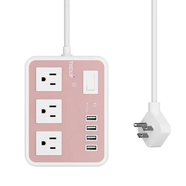 Us Power Strip Pd20w Fast Charging Extension Cord  Surge Protection extension socket for Home Office