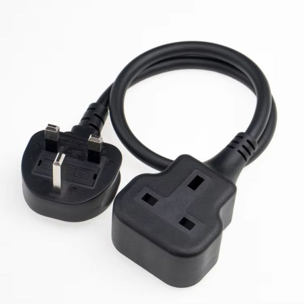 UK Standard Extension Cord – Long Cable for Indoor and Outdoor Use | Electrical Extension Cable for Heavy-Duty Applications