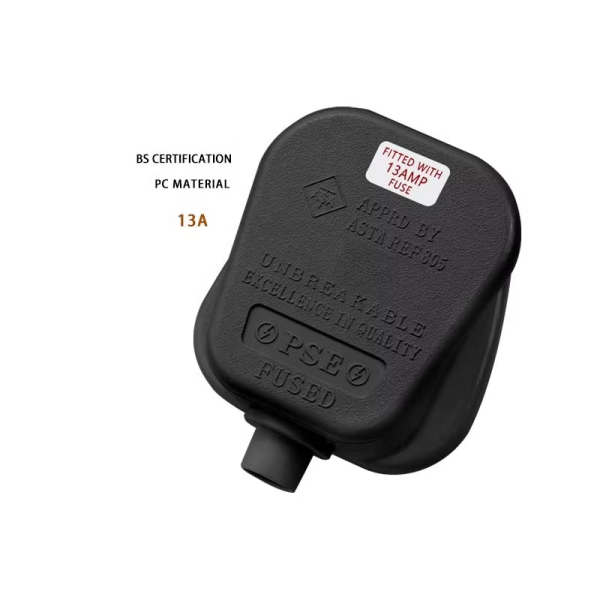 BS 1363 Type-G UK Plug Top with ASTA Mark and BS Certificate – 3-Pin Wireable Britain Plug Connector with Kitemark for Saudi Arabia
