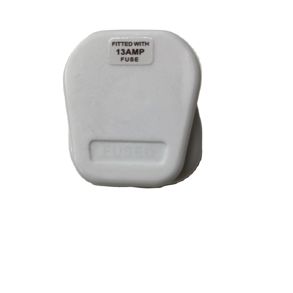 BS 1363 UK 3-Pin Plug - 13A British Standard Plug Top for Assembly and Wiring (Black, White, Grey) - 图片 2