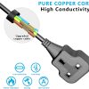 Heavy Duty Extension Lead Outdoor Extension Cord Long Power Strip Black Cable Single Plug Socket 13 Amp For Garden - 图片 6