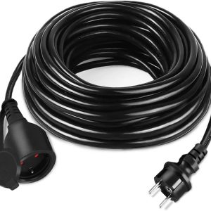 LIPWEL EU Standard IP44 Outdoor Extension Cord – Heavy-Duty Copper Wire Power Cable for Europe (Industrial Grade)