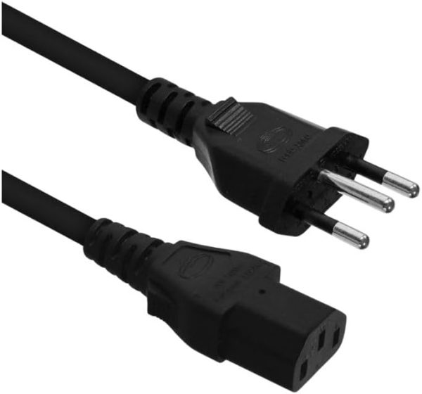 1M 1.5M 1.8M Brazil NBR14136 Plug Power Cables IEC320 C5 AC Power Cord 2 Pin 3 Pin Plug Power Cable for Brazilian