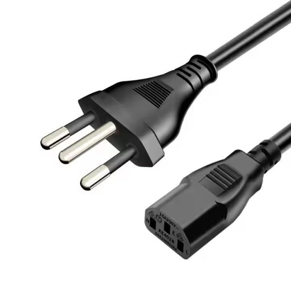 Brazil To C13 Power Cable Type-n Round 3 Pins To Iec Connect Cord  Brazil Power Cord - 图片 4