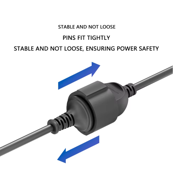 LIPWEL EU Standard IP44 Outdoor Extension Cord – Heavy-Duty Copper Wire Power Cable for Europe (Industrial Grade) - 图片 2
