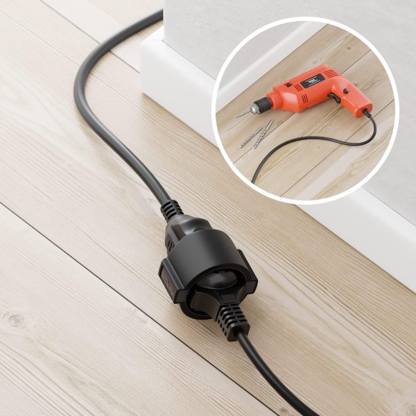 LIPWEL EU Standard IP44 Outdoor Extension Cord – Heavy-Duty Copper Wire Power Cable for Europe (Industrial Grade) - 图片 7