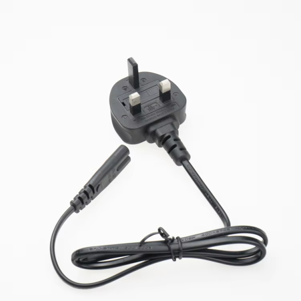 uk ac power cordUK Mains Power Lead 2 Pin Fig 8 Cable - 图片 2