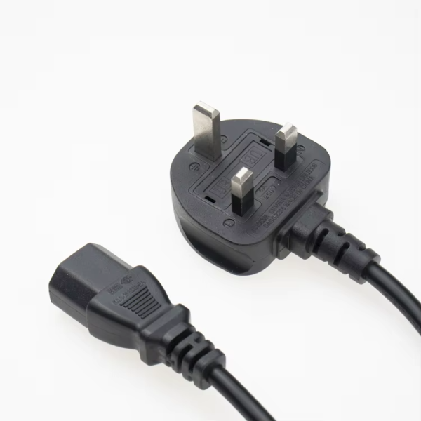 High Quality  With Fuse Uk Standard Ac Power Cord 3pin Plug Power Cable For Computer - 图片 3