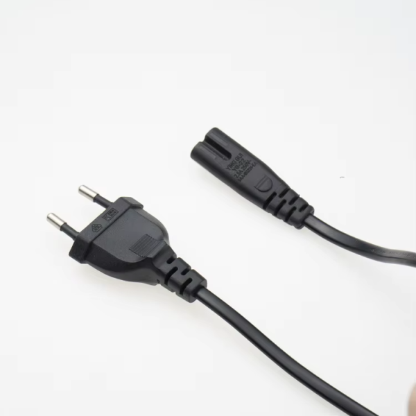 Type C Euro Ac Power Cable 250v 2 Pin C7 Female End Supply Cord Vde Cee 7/16 Plug To C7 Eu Power Cord Certified For Home Use - 图片 3
