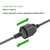 High Quality PVC/Rubber indoor Outdoor Extension Cable Maximum load 250 V/16 A max Current  Extension Cord - 图片 3