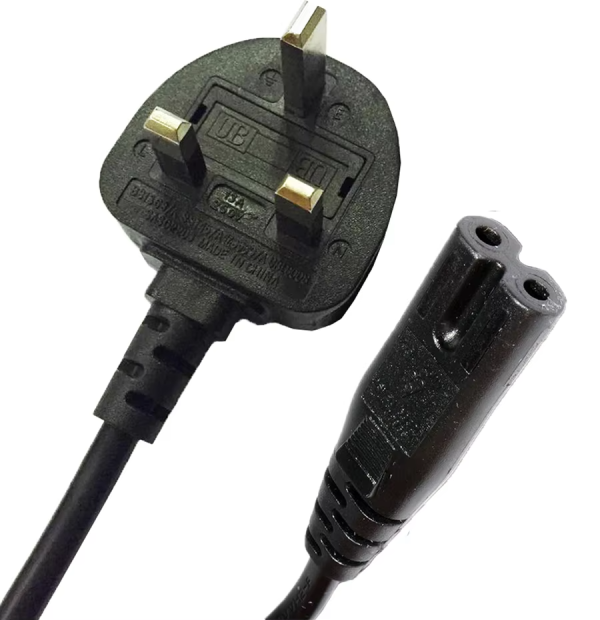 Power Cord 2 Pin UK Plug Power Cable Power Supply Cable For PC Computer Monitor Epson HP Printer TV - 图片 4