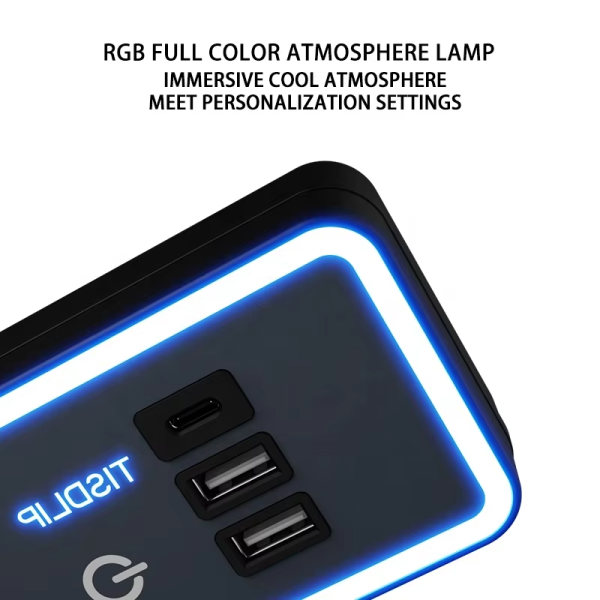 Wholesale Universal Electrical Multi Extension Socket Usb C Cable Electric Cord Strips 3 Outlets Power Strip - 图片 5