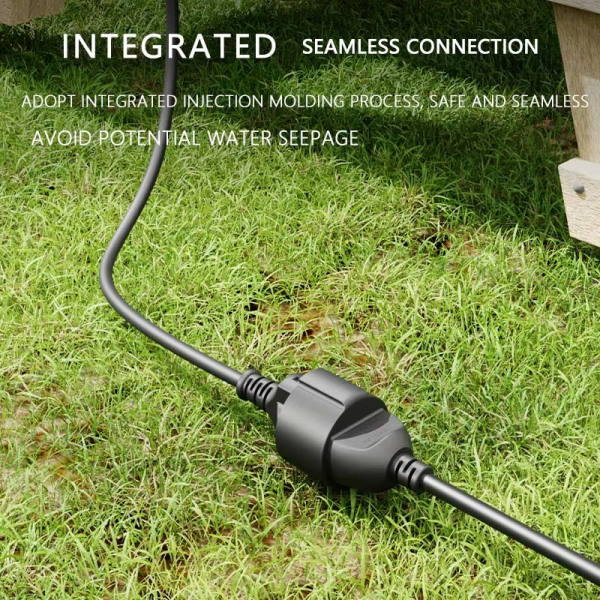 High Quality PVC/Rubber indoor Outdoor Extension Cable Maximum load 250 V/16 A max Current  Extension Cord - 图片 4