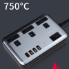 Hot Sale 250V 4 USB Port 3 Way UK Plug Socket Power Strip 4 AC Outlets Surge Protector Extension Socket - 图片 6