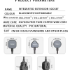 Exclusive Design Universal Power Strip Portable Extension Cord for Travelling Business Trip - 图片 6