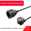 High Quality PVC/Rubber indoor Outdoor Extension Cable Maximum load 250 V/16 A max Current  Extension Cord - 图片 5