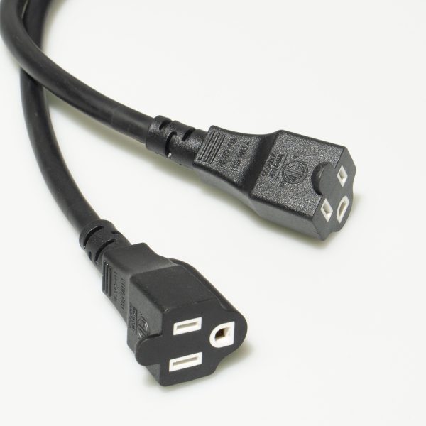 12 Gauge Outdoor Extension Cord 12/3 Sjtw Heavy Duty 3 Prong Ac Male Nema Female Copper 125v Etl Certified - 图片 2